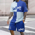 2024 New Fashion  3D Printed Men's Suit Oversized Clothing Short Sleeve Shorts Suit Men's Sportswear Summer Casual Suit