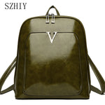 Designer Backpack Women Travel Bag Large Capacity Classic Backpack Oil Wax Leather PU Shoulder Bag Mochilas De Gran Capacidad