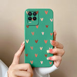 For Realme 8 Pro 8S Case Love Heart Camera Protection Soft Liquid Silicone Back Cover For Realme8 S Realme 8Pro 8 S Funda Bumper