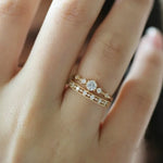 New Delicate Thin Rings for Women Silver Color/Gold Color Shiny CZ Fancy Wedding Eternity  Fashion Accessories Jewelry