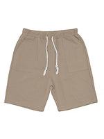 Men's Printed Casual Loose V Neck Luxury Textured Jacquard Fabric Half-Sleeved T-Shirt and Shorts Two-Piece Set, Fashionable Summer Men's Suit, Comfortable and Trendy Street Beach Style Combination