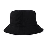 100% Cotton Solid Color Bucket Hat | Summer Sun Protection & Breathable Round Crown