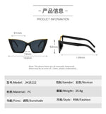 INS Vintage Cat Eye Sunglasses Women Square Small Frame Sun Glasses Female Brand Designer Retro Shades Fashion Oculos De Sol