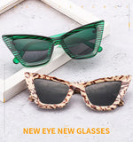 Oversized cat eye women's sunglasses fashionable retro gradient sun glasses luxury brand designer shades