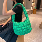 Women Crossbody Bags Quilted Pleated Ladies Shopper Bag Fashion Cloud Large Capacity Temperament Messenger Bag