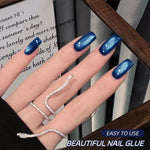 1PC 15ML Brown Blue Nail Gel Cat eye Semi Permanent Nail Art Soaking UV LED Nail Salon DIY Nail Salon Gel For Spring And Summer