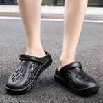Men Sandals Summer Clogs EVA Garden Slippers Hole Shoes Beach Platform Sandals Couple Indoor House Bathroom Slides Plus Size 49