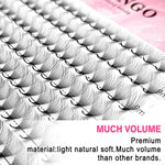 CoMango Wispy Pointy Base Premade Russian Volume Fans 3D 6D 10D 12D 14D 16D Lashes Extension 300 Fans False Mink Eyelashes