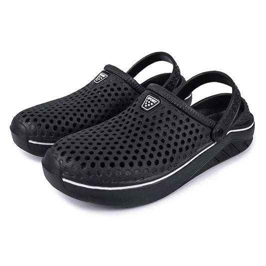 Couple’s EVA Clog Slippers Men Flat Sandals Man Women Summer Slippers Garden Shoes Outdoor Beach Clogs Home Slide Slip-on Shoes