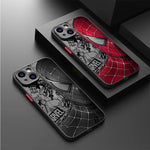 Marvel Spider-Man Venom Cover Phone Case for iPhone 11 12 Mini 13 14 16 15 Pro 15 16 Pro Max Matte Hard Shell