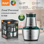 2 Speeds Electric Chopper Meat Grinder Stainless Steel Mincer Food Processor Kitchen Slicer Egg Beater Garlic Vegetable
