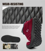 Boots for Women Waterproof Snow Boots Botines Mujer 2023 New Slip on Plus Size Women Shoes Flat Couple Cotton Shoes Men2023