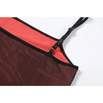 Mesh Double Layer Sexy Skinny Dress Women Sleeveless Party Bodycon 2023 Bandage Elastic Split Trend Clubwear Slim Outfit