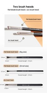 Eyeliner brush eyebrow brush do not eat powder easy overhand blade flat head brush circular arc brush eye repair makeup brush