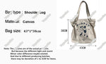 Women Canvas Shoulder Shopper Bag Large Capacity Casual Shopping Bag Simple Designer Totes Female Daily Handbag Top Handle Bags
