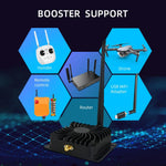 EDUP 8W WiFi Booster 2.4GHz Wifi Power Signal Amplifier Router Range Extend Wireless Remote Control Long Range Extender