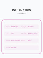 ANNAFRIS 4D-W Shaped Eyelash Extension Premade Fans W Volume Lashes