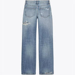 UNIZERA Women's Fashion Piercing Jeans Zipper Pocket Decoration Spring/Summer New Product Women's Clothing