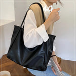 Portable Texture Tote Bag for Women, Shoulder Underarm Bag, Commuting Bag, Large Capacity, Niche Design, Autumn Winter Handbags