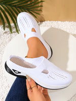 Women shoes  Convenient and comfortable at home, one foot with a vent and half slipper women's summer shoes free shippiing shoes