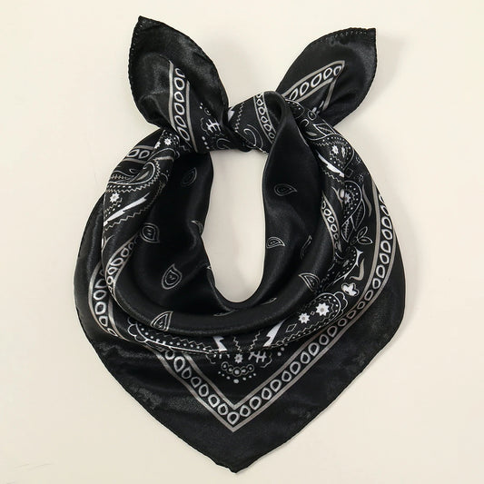 Bohemian Print Bandana Paisley Printed Headbands Hiphop Kerchief Outdoor Unisex Headband Wrist Wraps Face Mask Handkerchief