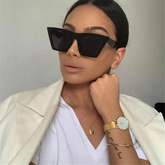 NEW Fashion Square Sunglasses Women Designer Luxury Man/Women Cat Eye Sun Glasses Classic Vintage UV400 Outdoor Oculos De Sol