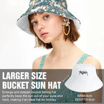 Big Head XL63cm Letter Print Bucket Hats Men Women Large Size Reversible Hip Hop Fisherman Caps Summer Sun Hat Plus Size Panama