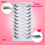 New Half Eyelashes False Lashes 5/10 Pairs 3D Mink Lashes Natural Eyelash Extension Cat Eye Eyelashes Makeup faux Cils maquiagem