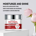 Retinol Moisturizing Repair Cream and Serum Set with collagen and Vitamin E, firm and nourishing skin, gentle and non-irritating
