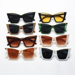 INS Vintage Cat Eye Sunglasses Women Square Small Frame Sun Glasses Female Brand Designer Retro Shades Fashion Oculos De Sol