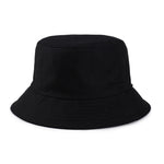 100% Cotton Solid Color Bucket Hat | Summer Sun Protection & Breathable Round Crown