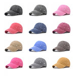 Distressed Baseball Cap Dad Hats for Men Women Vintage Washed Cotton soft top Hat Adjustable Low Profile Unisex Style Headwear