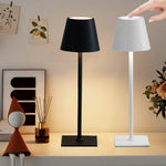 Wireless Table Lamp LED Wine Bottle Base Rechargeable Vases Light Touch Switch Bar Dining Lamp