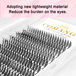 Manga Spire New Style Feather Shape Eyelashes Extensions Individual Volume C/D Curl Premade Fans False Lashes 8-15mm Makeup Tool