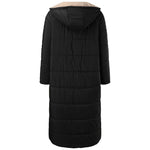 Fashion Casual Women's Winter Warm Coat Jacket Women's Fleece Jacket Wool Long Hooded Outerwear