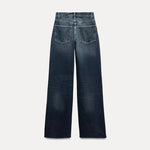 High Waist Wide Leg Long Jeans Versatile Casual Spring New Women's Faion Jeans Casual Match All Seasons High Waist Wide Leg...