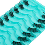 3/10 Pairs Half Lashes Makeup Natural Long Cat Eye Lashes Dramatic False Eyelashes Soft Faux Cils Fake Eyelash Extensions Tool