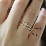 New Delicate Thin Rings for Women Silver Color/Gold Color Shiny CZ Fancy Wedding Eternity  Fashion Accessories Jewelry