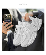 Men's Shoe Breathable Thick Soled Casual Sneakers Outdoor Running Four Seasons New Tennis Men Soft Soles Comfort Male Sneakers