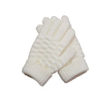 Winter Snow Children Gloves Full Finger Gloves Boys Girls Warm Mittens Thickened Knitted Gloves Hand Warmer