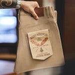 Maden Men Khaki Raw Jeans 11.7OZ Redline Selvedge Denim Jeans Amekaji Straight Pants Male Casual Trousers Hombre Solid Pants