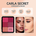 12-color concealer and blush palette Matte and highlight contour makeup rouge palette