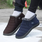Boots for Women Waterproof Snow Boots Botines Mujer 2023 New Slip on Plus Size Women Shoes Flat Couple Cotton Shoes Men2023