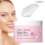 LAIKOU Japan Sakura Face Cream Smoothing Moisturizer Whitening Nourishing Oil Control Moisturizing Skin Care Repair Skin