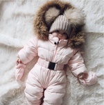 Winter clothes Infant Baby Snowsuit Boy Girl Romper Jacket Hooded Jumpsuit Warm Thick Coat Outfit Kids Outerwear Infant Clothing