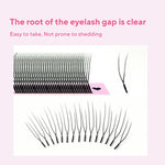 DIYDAY U-shaped YY Eyelash Extension Premium PBT Double Layer U Sahpe YY Lashes Ultra Soft Featherlight False Mink Eyelashes