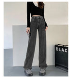 Spring And Summer New High Waisted Slim Jeans For Women Niche Casual Loose Thin Floor Pants Wide Leg Pants Trendy Pants