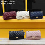 Fashionable Top Layer Cowhide Leather Chain Shoulder Bag Retro Square Buckle Cross-Border Diamond Pattern Head Cover Bag
