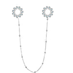 Fashion Long Chain U Heart Shaped Nipple Ring Sexy Women Body Jewelry 1 Pair Tease Europe and America Woman Nipple Piercing