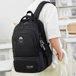 1pc 2024 Latest Model Male And Female Casual Lightweight Backpack Solid Color Backpack Large Capacity Wear-Resistant School Bag Suitable for School Travel Daily Travel Sports Fitness Backpack High Value Simple Cool Simple Coo